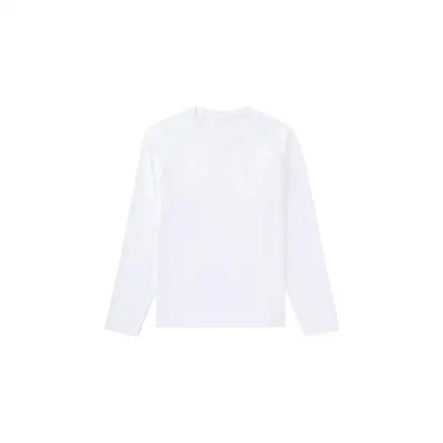 FILA T Shirts Men's White Crew Neck Moderate Straight Fit
