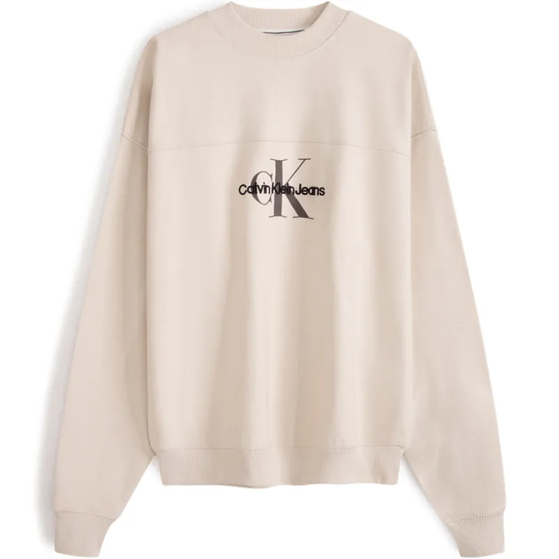 CALVIN KLEIN Sweatshirt Men's Milk