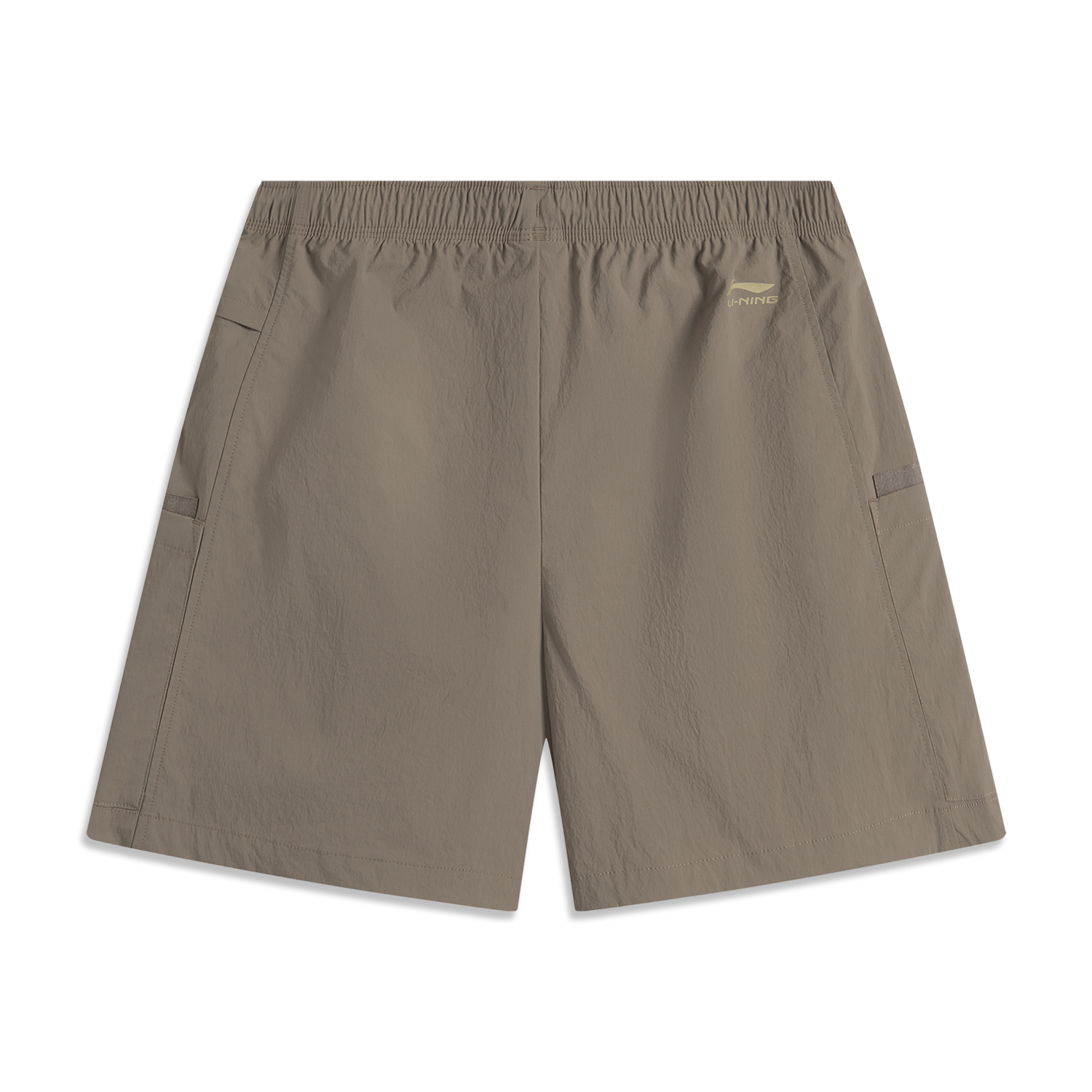Li Ning Sports Life Collection Sports Shorts Women’s Tree Gray Brown
