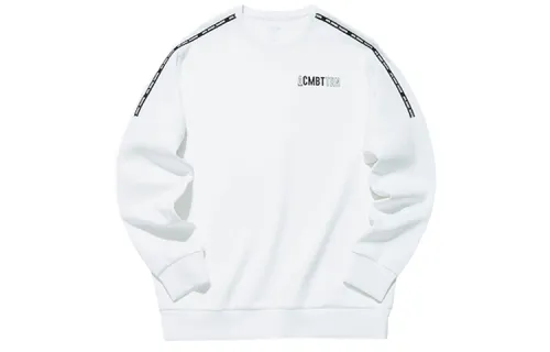 ANTA Sweatshirts Men's White Crew Neck Moderate Regular