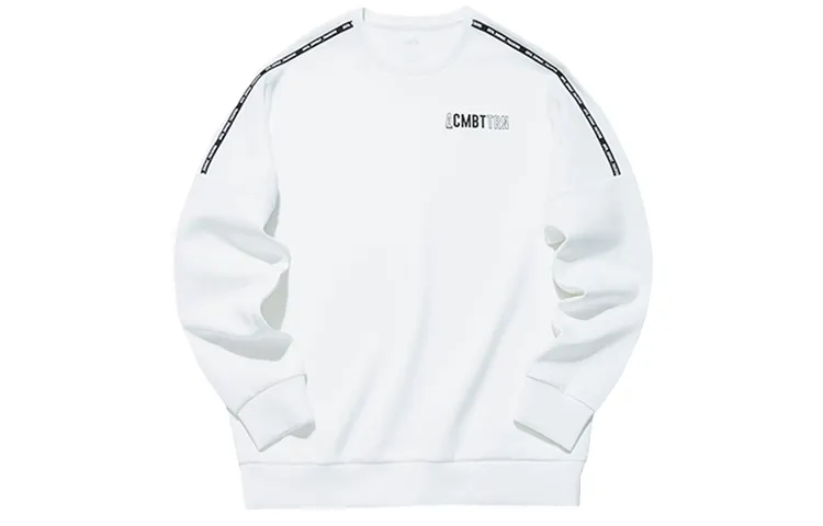 ANTA Sweatshirts Men's White Crew Neck Moderate Regular