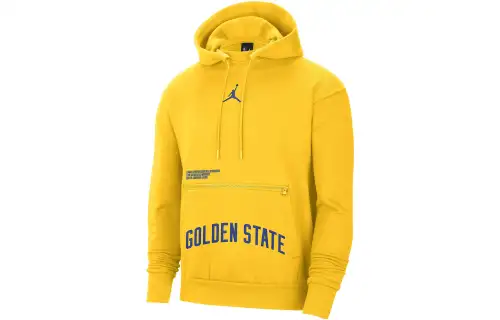 Jordan Golden State Warriors Courtside Statement Edition Men's Jordan Nba Fleece Pullover Hoodie