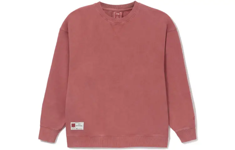 Li Ning Sports Life Collection Sweatshirt Unisex Vermilion
