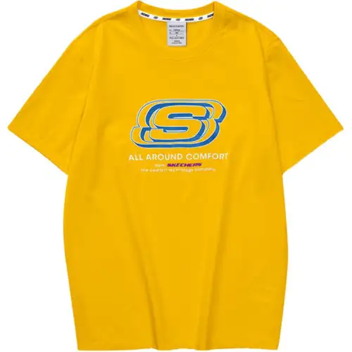 Skechers T Shirt Unisex Cadmium Yellow