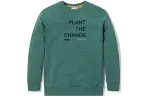 Timberland Sweatshirts Men's Turquoise Crew Neck Moderate Regular
