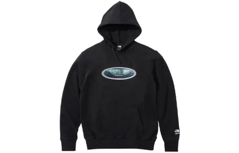 Supreme The North Face Lenticular Mountains Hooded Sweatshirt
