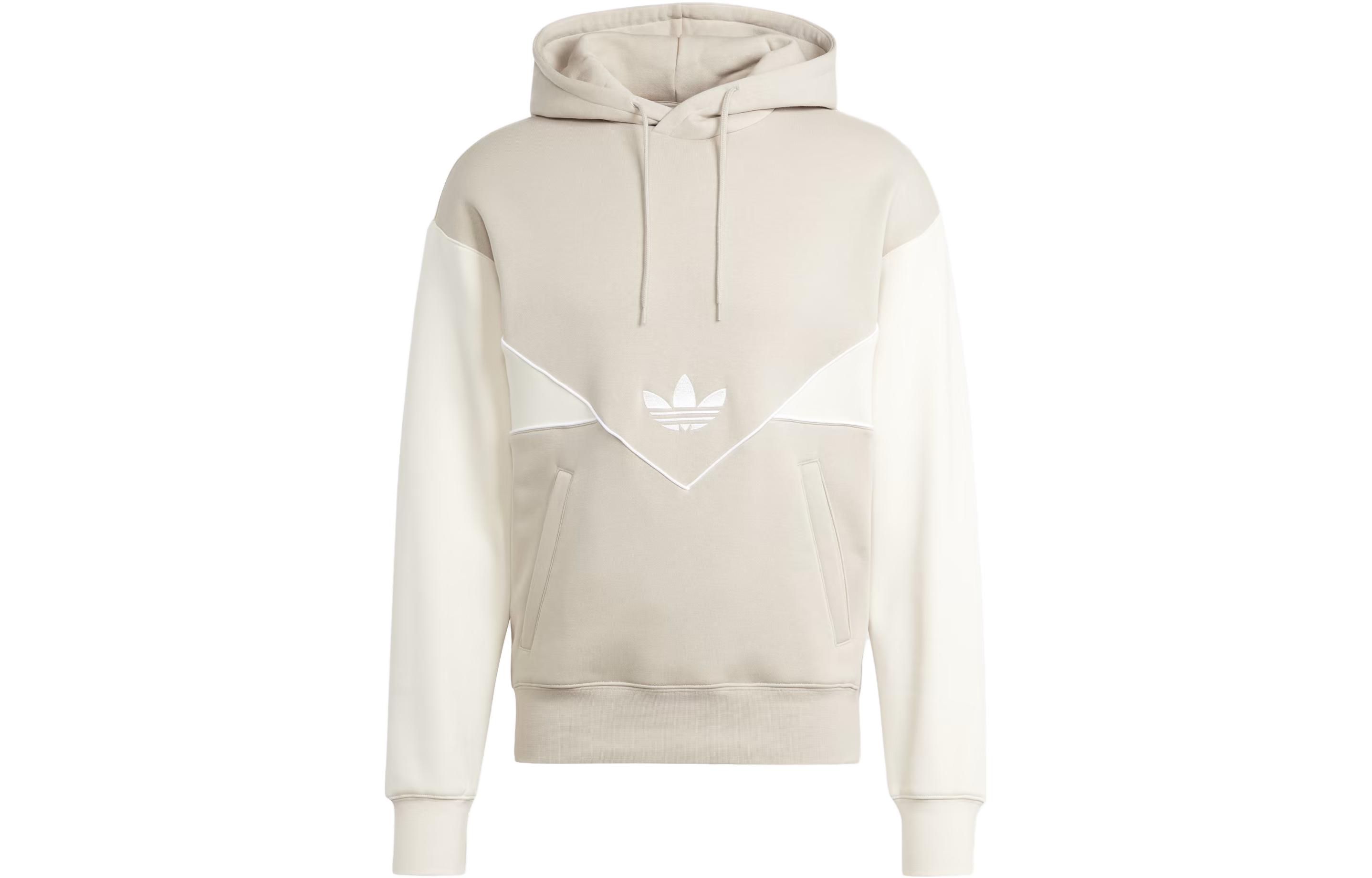 Adidas Originals Seasonal Archive Sweatshirts Men's Beige Hooded Moderate