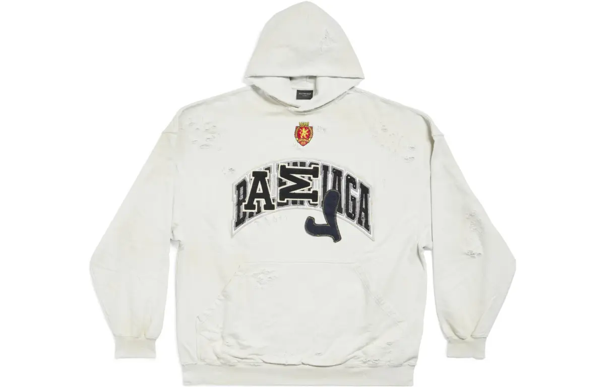 Balenciaga Sweatshirt Regular Fit Unisex White