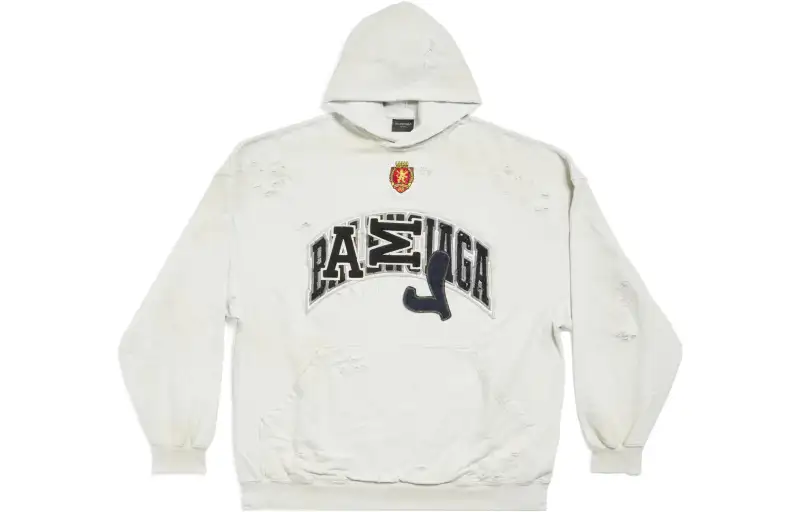 Balenciaga Sweatshirt Regular Fit Unisex White