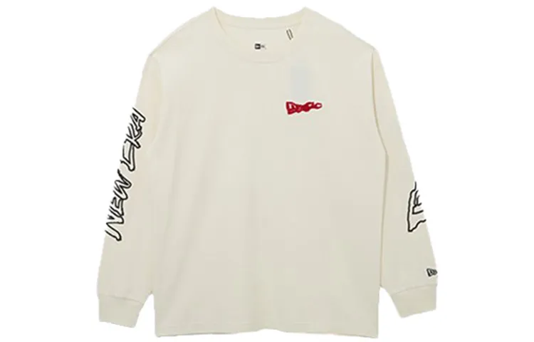New Era Sweatshirt Unisex Ivory White