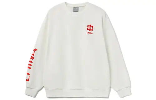 Li Ning Sports Fashion Collection Sweatshirt Unisex White