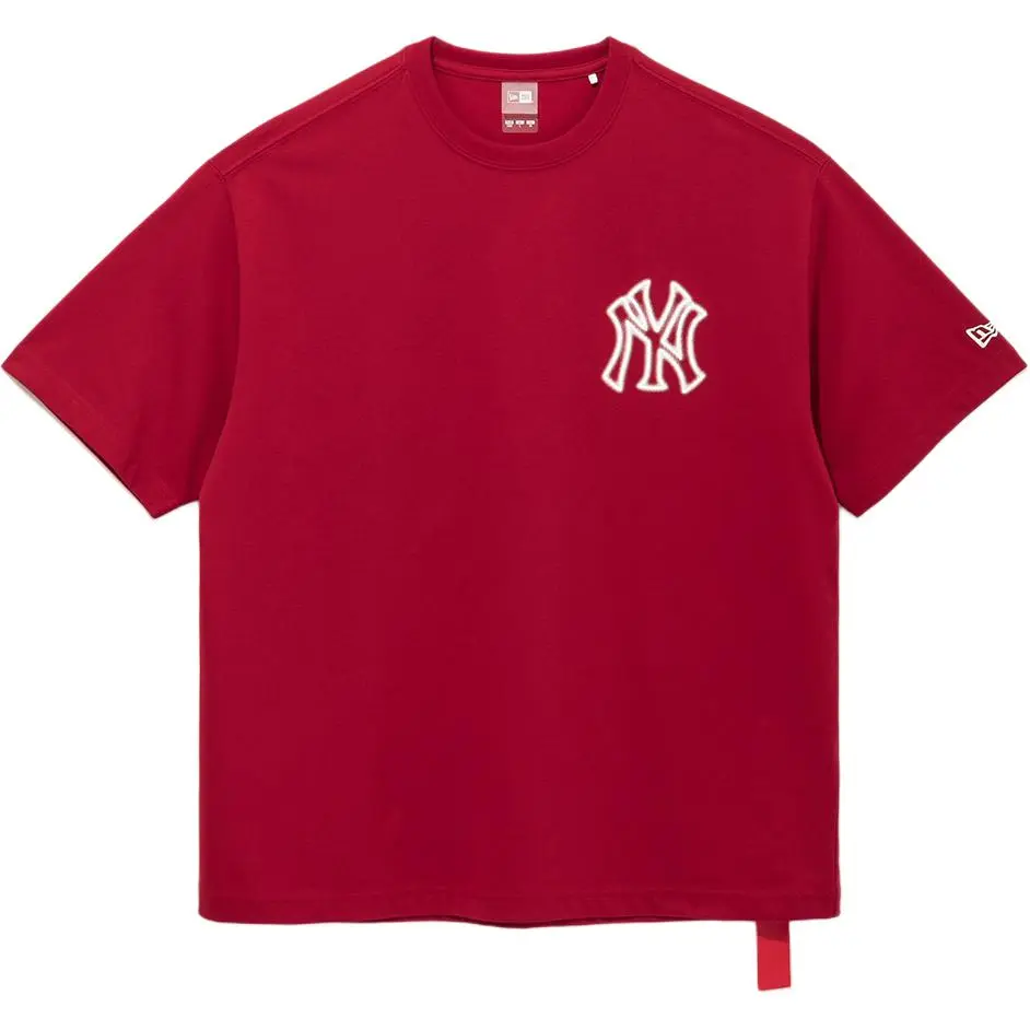 New Era x MLB T Shirt Trendy Versatile Men's Red