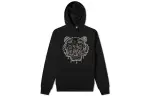 KENZO FW21 Tiger Embroidered Skate Hoodie Black