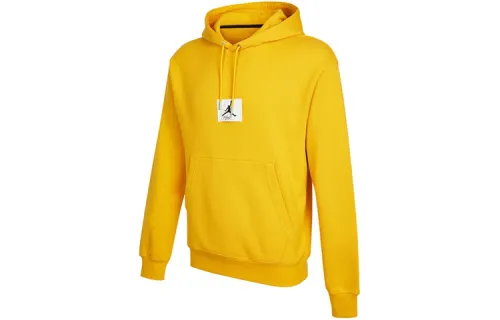Jordan Sweatshirts Men's Yellow Hooded Moderate Regular