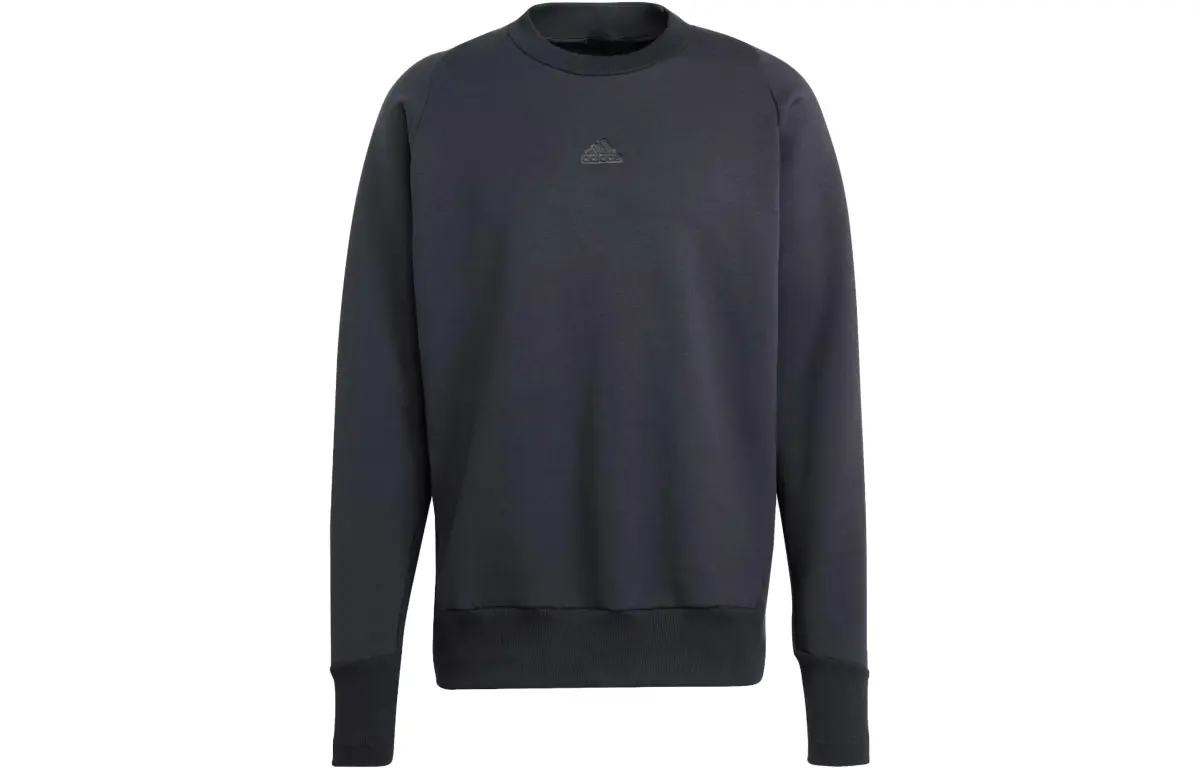 Adidas Sweatshirts Men's Black Crew Neck Moderate Other