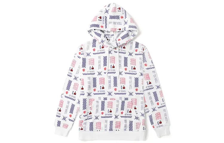 Vans Sweatshirts Unisex White Hooded Moderate Regular