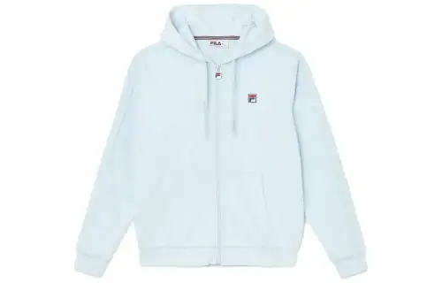 FILA Sweatshirts Men's Light Blue Hooded Moderate Other