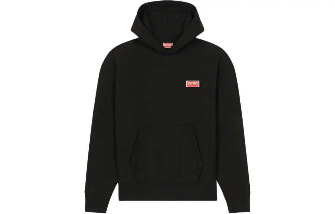 KENZO Logo Printed Long Sleeved Hoodie