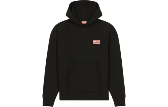 KENZO Logo Printed Long Sleeved Hoodie