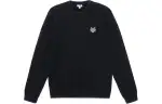 KENZO Sweatshirts Men's Black Crew Neck Moderate Regular