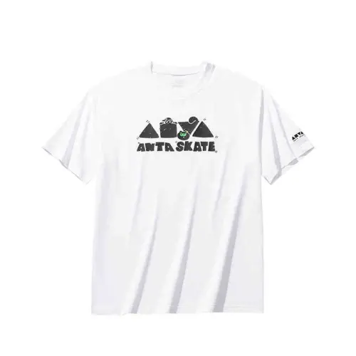 Anta Sports Life Collection T Shirt Unisex Snowflake White