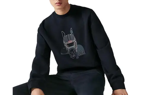 HERMES FW23 Sweatshirt Men's Marine Blue