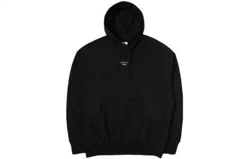 FILA Sweatshirts Unisex Black Hooded Moderate