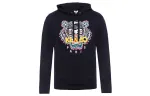 KENZO Sweatshirts Men's Black Hooded Moderate Regular