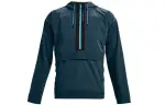 Under Armour RUSH Sweatshirts Men's Blue Hooded Moderate Regular