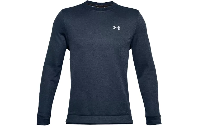 Under Armour Sweatshirts Men's Collegiate Blue Crew Neck Moderate Regular