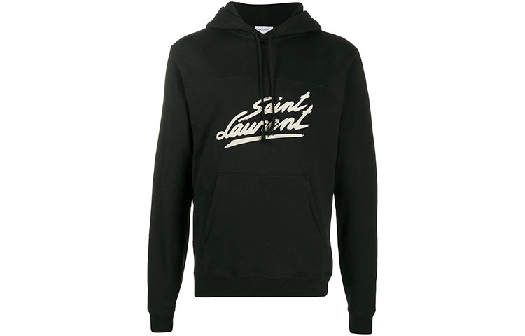 Мужская худи SAINT SAINT LAURENT FW21 Logo (черный)