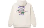 Li Ning Sweatshirts Unisex Ecru Hooded Thickened Regular