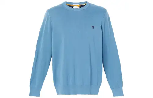 Timberland Sweatshirts Men's Blue Crew Neck Moderate Regular