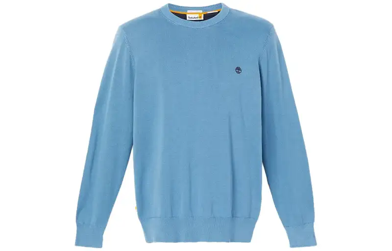 Timberland Sweatshirts Men's Blue Crew Neck Moderate Regular