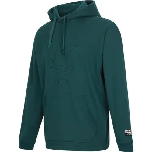 Adidas Originals Sweatshirts Men's Dark Green Hooded Moderate Regular
