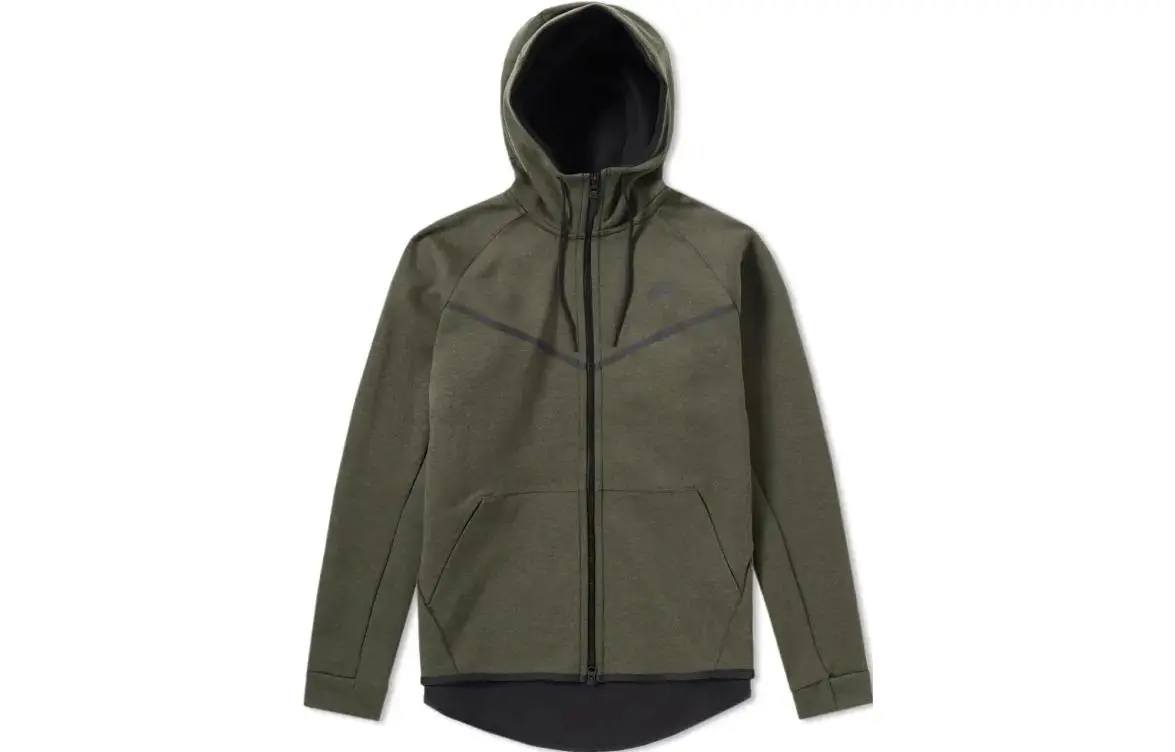 Nike Sweatshirts Men's Green Hooded Moderate Other