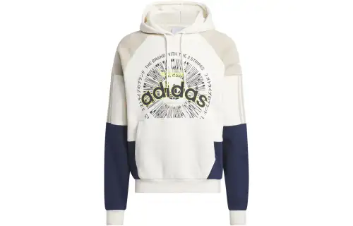 Adidas Originals Sweatshirts Men's Beige Hooded Moderate Regular