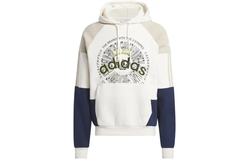 Adidas Originals Sweatshirts Men's Beige Hooded Moderate Regular