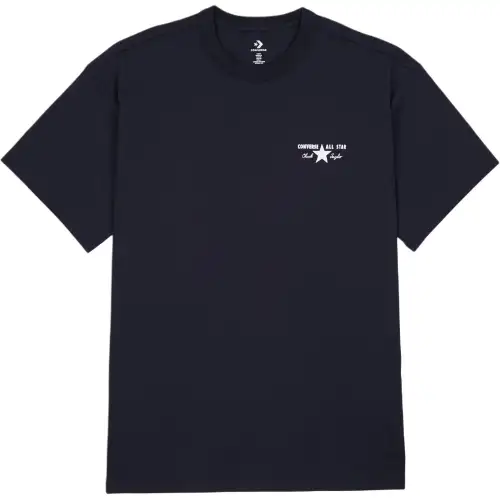 Converse T Shirts Men's Black Crew Neck