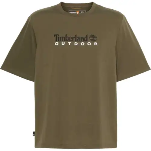 Timberland T Shirts Men's Khaki Crew Neck