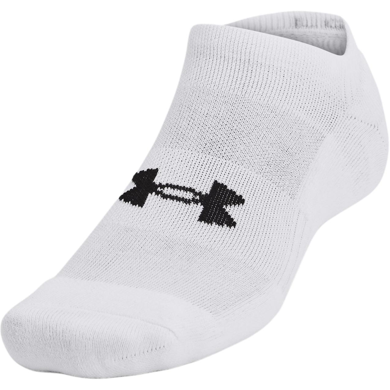 Under Armour Ankle Socks Unisex 3 Pack White