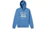 KENZO Sweatshirts Men's Blue Hooded Moderate Regular