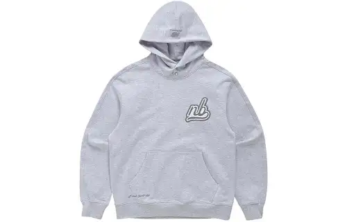 New Balance Sweatshirts Men's Gray Hooded Moderate Other