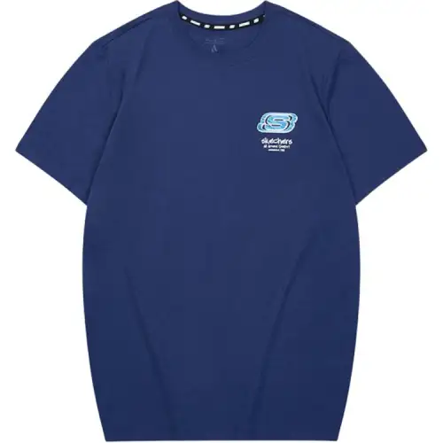 Skechers T Shirt Unisex Medieval Blue