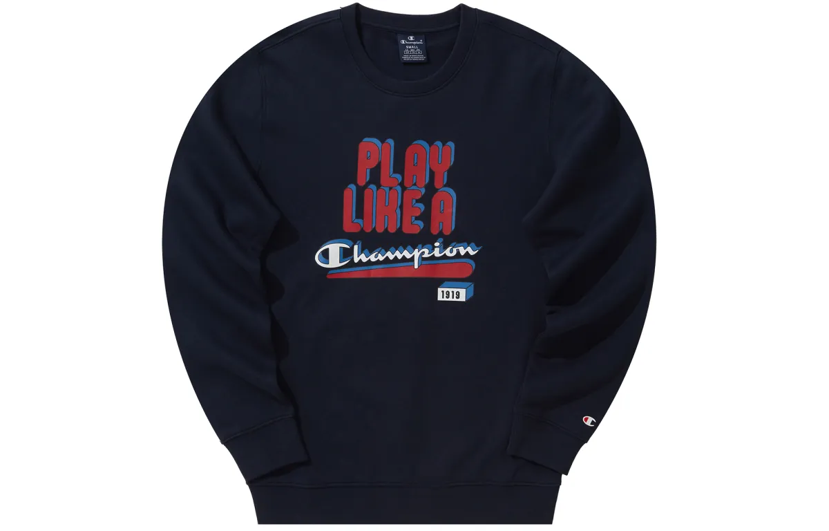 Champion Sweatshirts Unisex Crew Neck Moderate Straight Fit