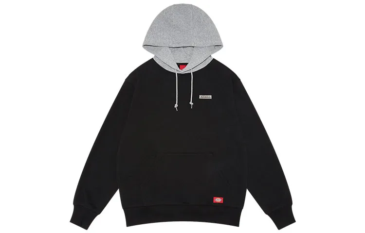 Dickies Sweatshirts Unisex Black Hooded Moderate Mock Two Piece