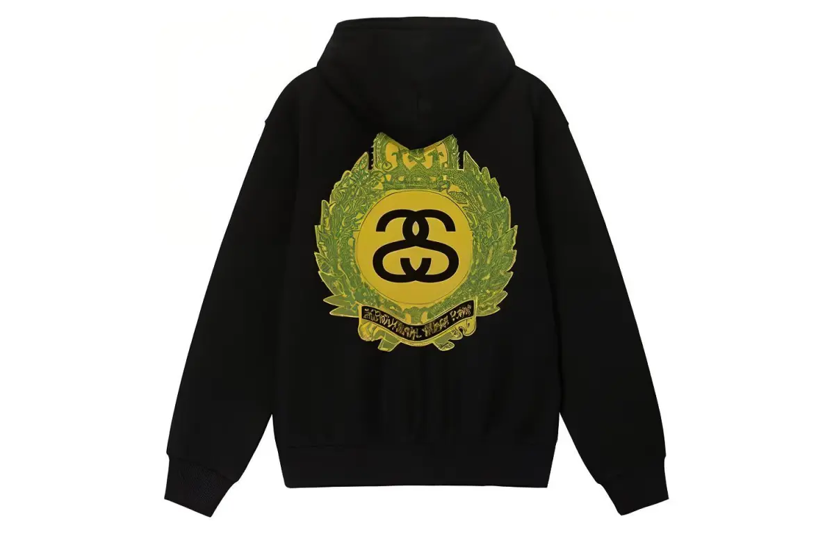 Stussy Crown Wreath Pigment Dyed Hoodie