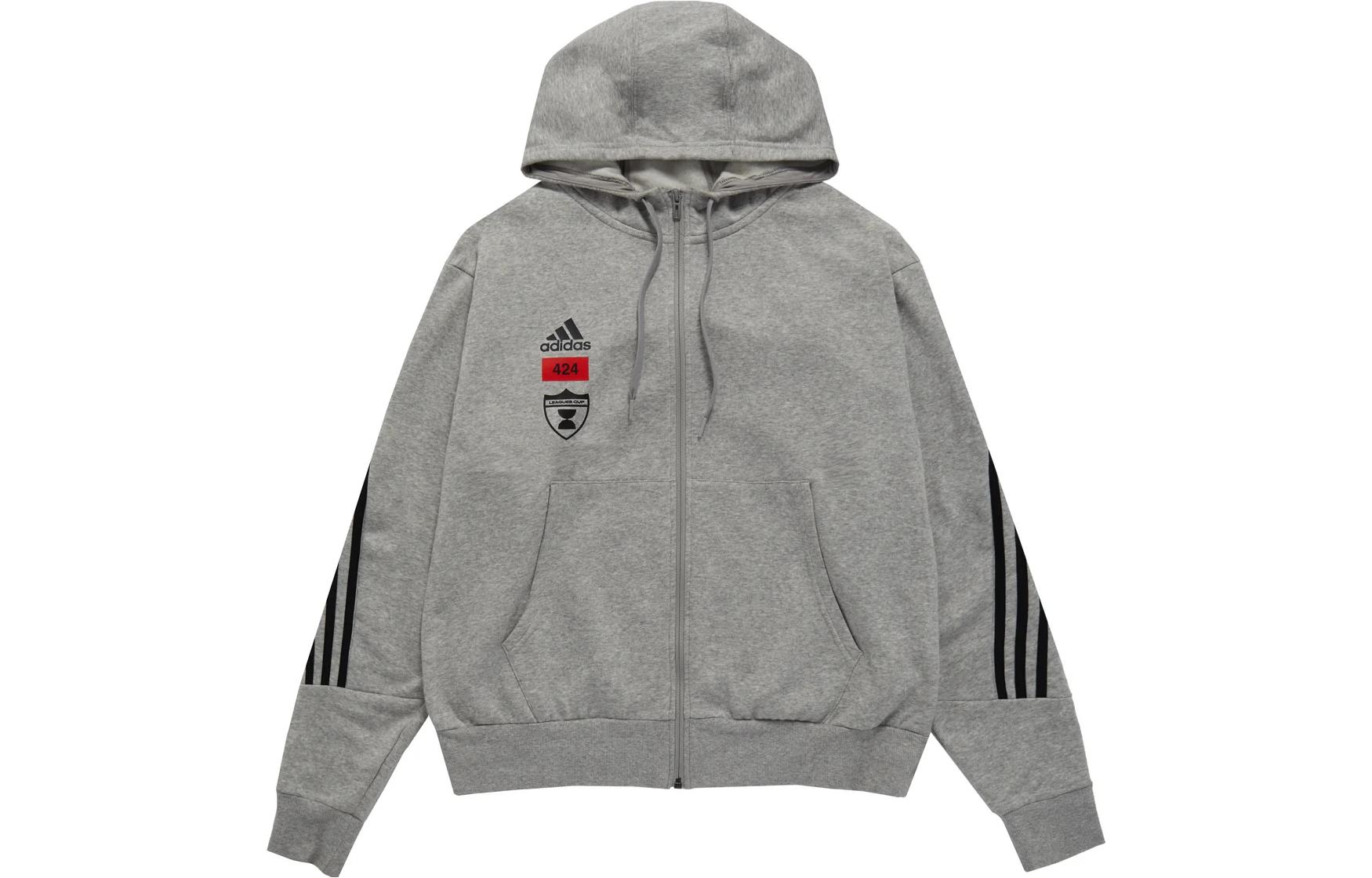 Adidas x 424 Adidas X 424 SS23 Collaboration Collection Sweatshirt Unisex Gray