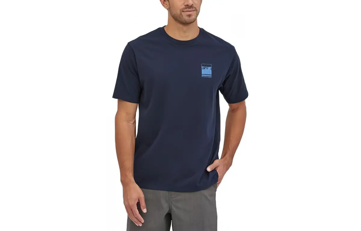 Patagonia T-Shirts Men's Crew Neck Moderate Straight Fit