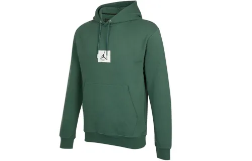 Jordan Sweatshirts Men's Noble Green Hooded Moderate Regular